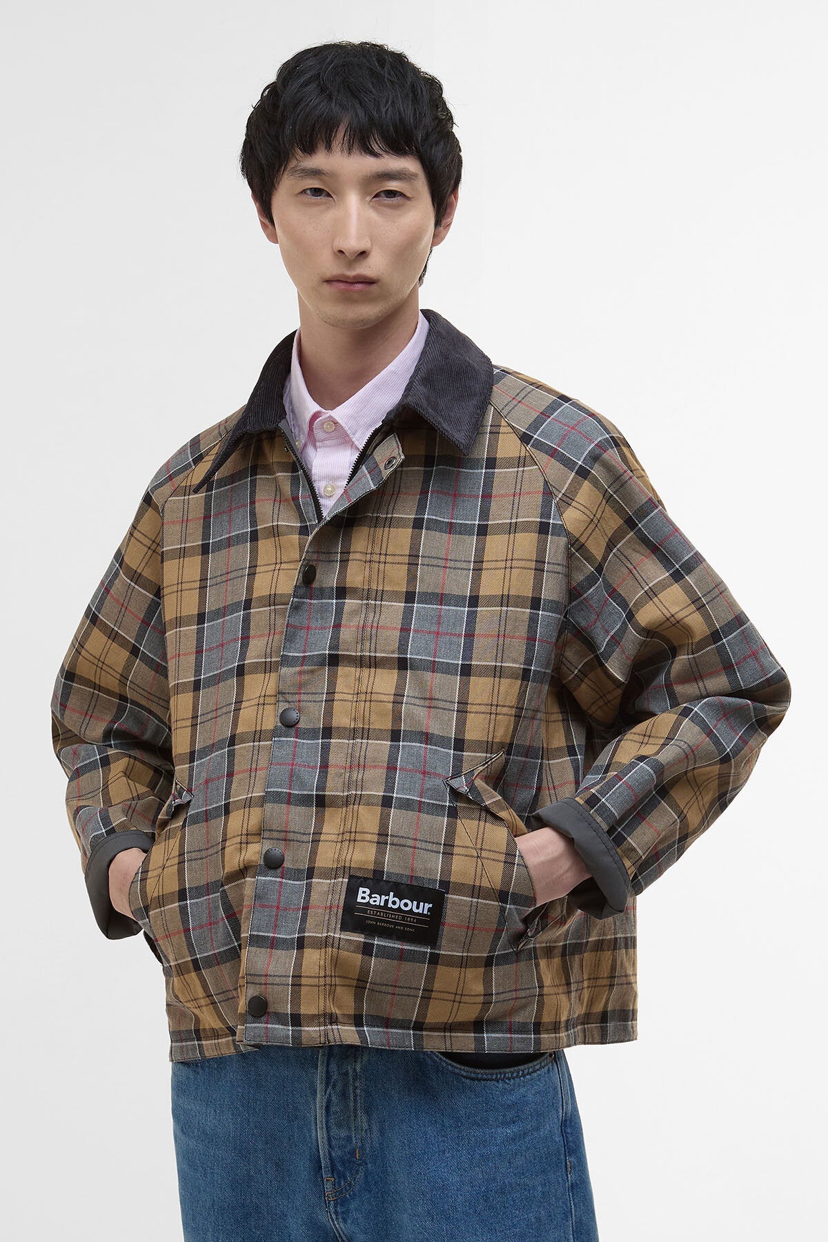 Oversized Reversible Transporter Jacket - ASPHALT GREY