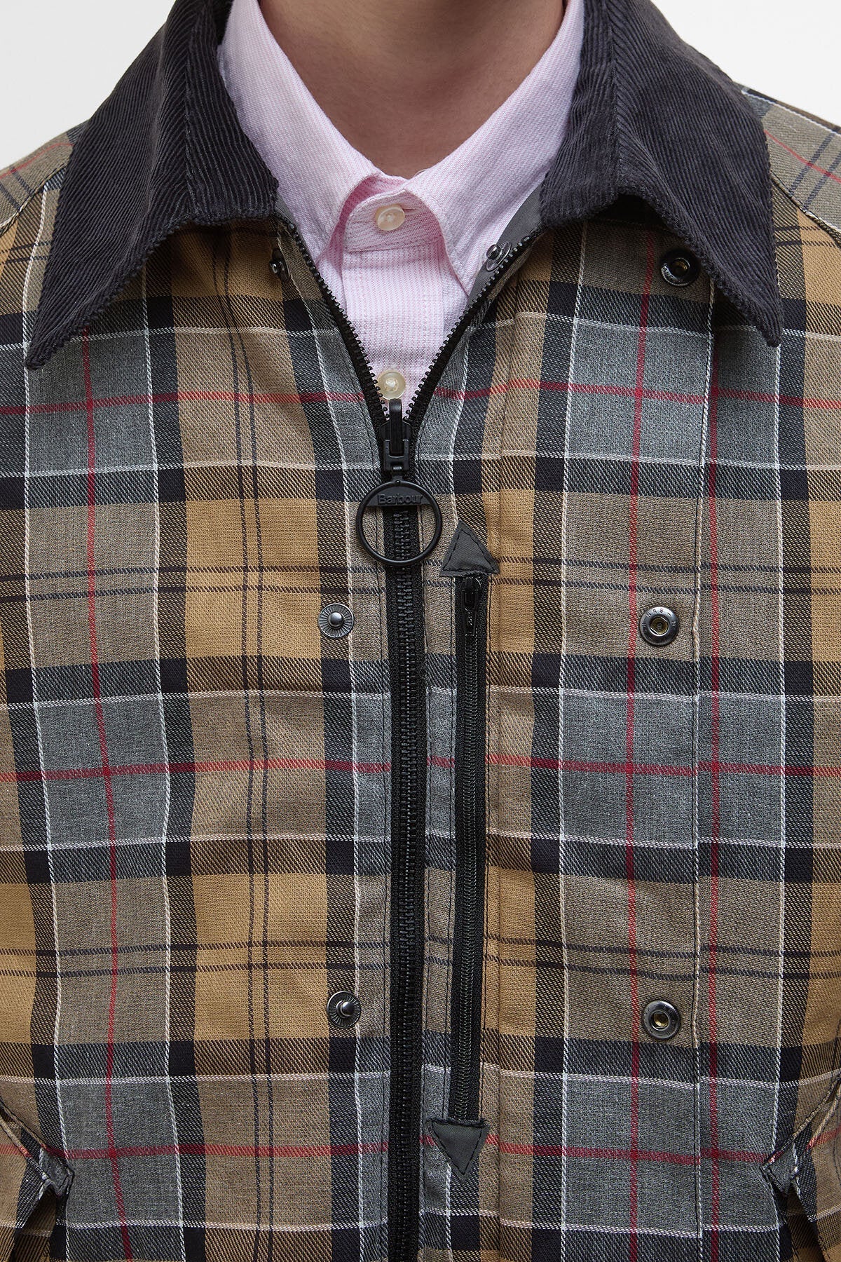 Oversized Reversible Transporter Jacket - ASPHALT GREY