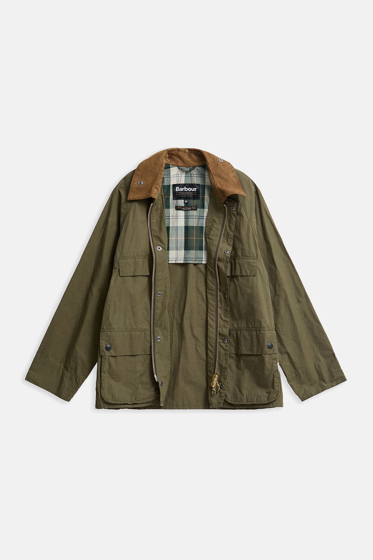 Sugarlump Bedale Casual Jacket - DUSKY GREEN