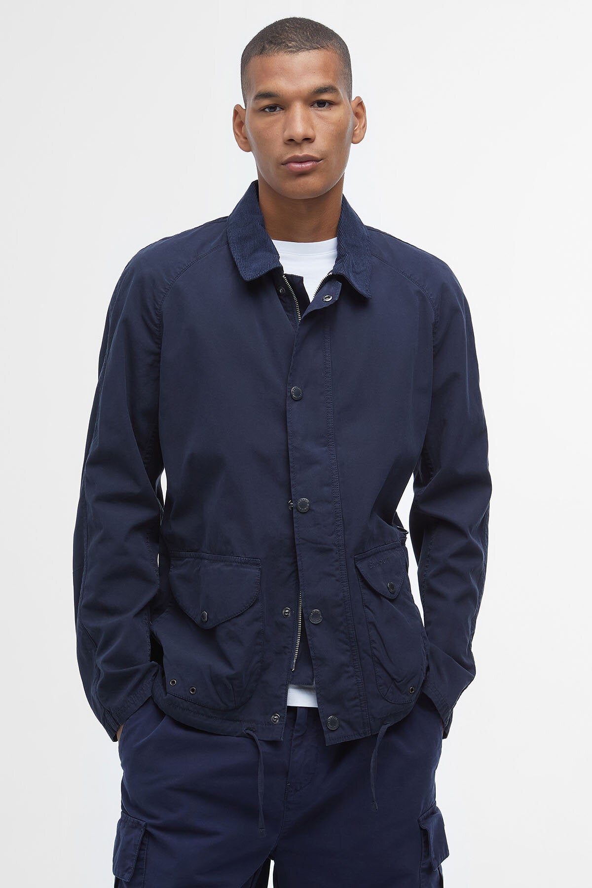 Utility Casual Chore Jacket - NAVY