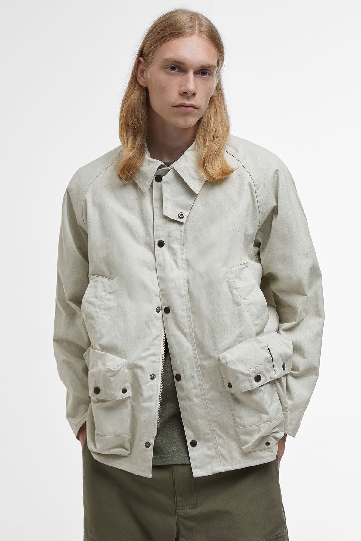 Modified Oversized Bedale Casual Jacket - NATURAL
