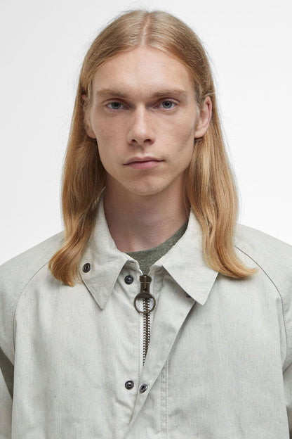 Modified Oversized Bedale Casual Jacket - NATURAL