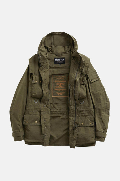 Field Utility Casual Jacket - DUSKY GREEN