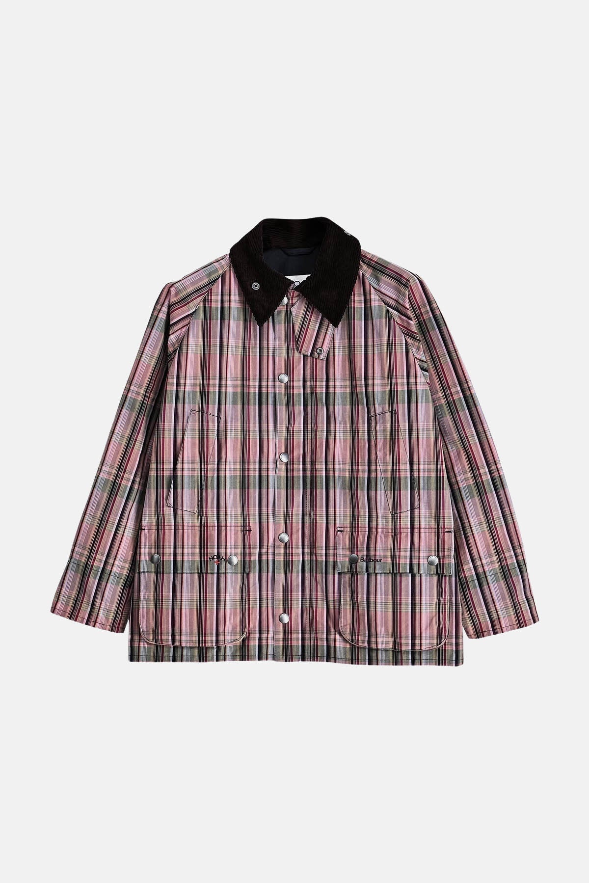 Madras Bedale Casual Jacket - NOAH MADRAS PINK