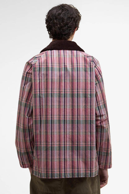 Madras Bedale Casual Jacket - NOAH MADRAS PINK