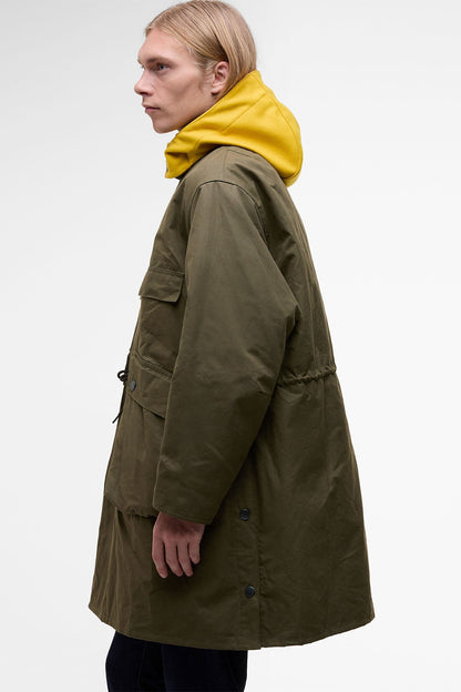 Sunshine Oversized Bedale Casual Field Coat - KHAKI BROWN