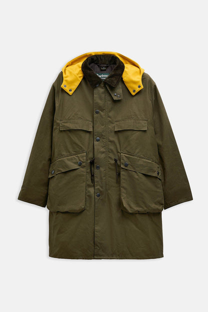 Sunshine Oversized Bedale Casual Field Coat - KHAKI BROWN