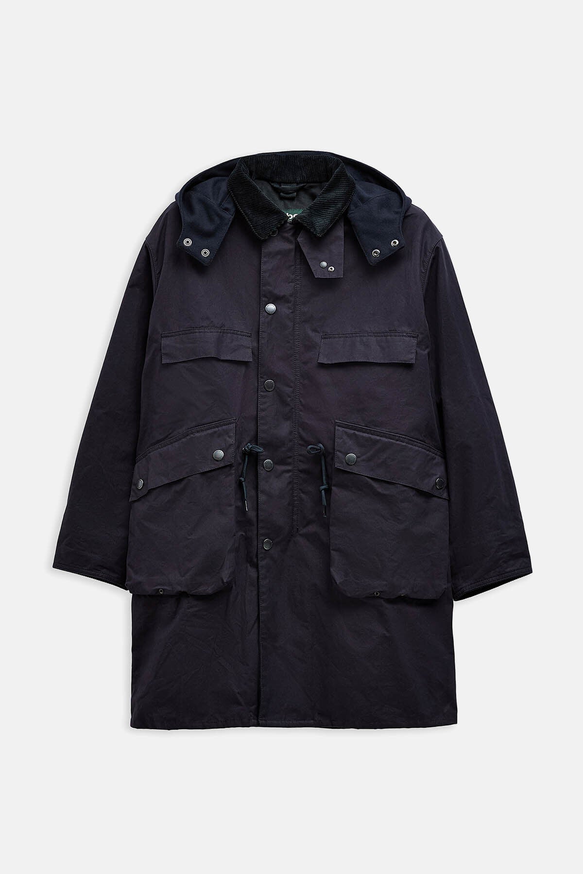Sunshine Oversized Bedale Casual Field Coat - DARK INDIGO