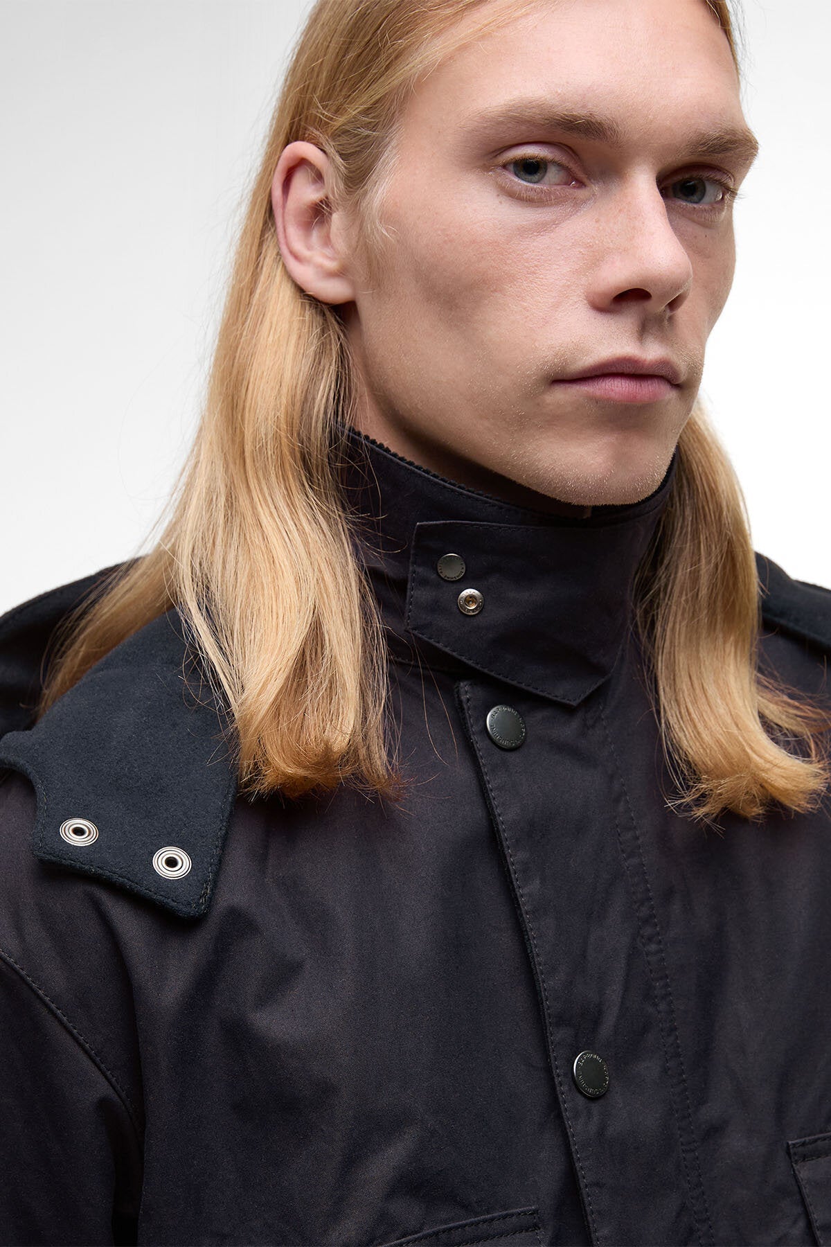 Sunshine Oversized Bedale Casual Field Coat - DARK INDIGO