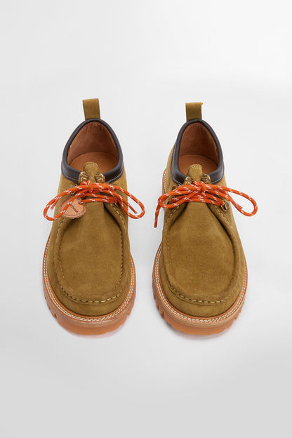 Coatham Apron Lace Mocassins - KHAKI