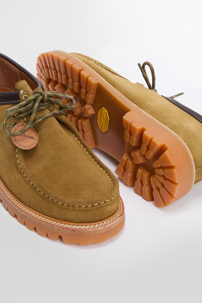Coatham Apron Lace Mocassins - KHAKI