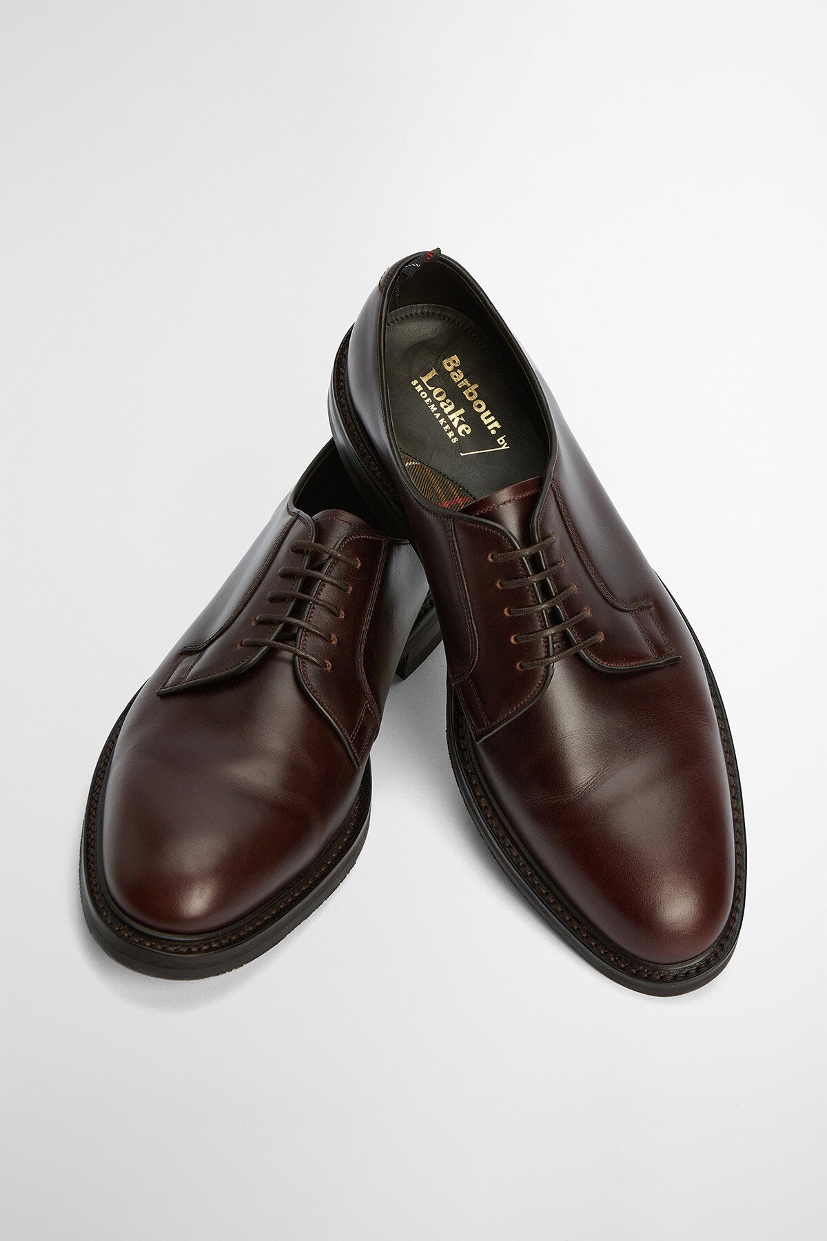 by Loake Fernsby Derby Shoes - BROWN