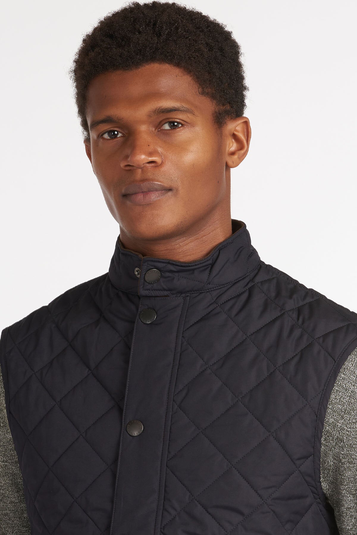 Classic Gilet with zip - NAVY