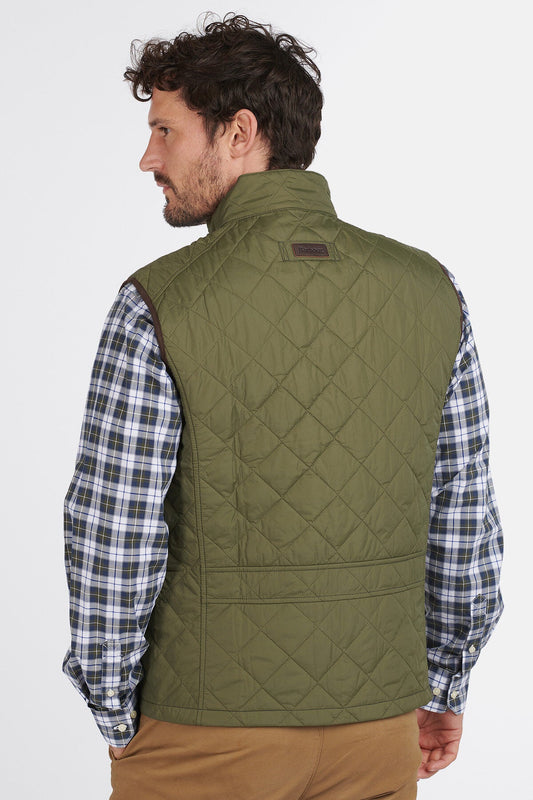 Explorer Quilted Gilet - MID OLIVE