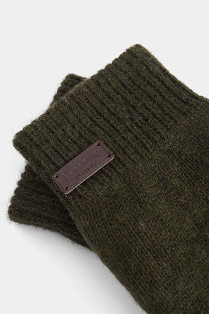Carlton Gloves - DK GREEN