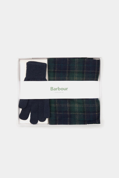 Tartan Scarf & Glove Gift Set - GREEN LOCH TARTAN