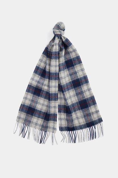 Tartan Scarf & Glove Gift Set - BLUE GRANITE