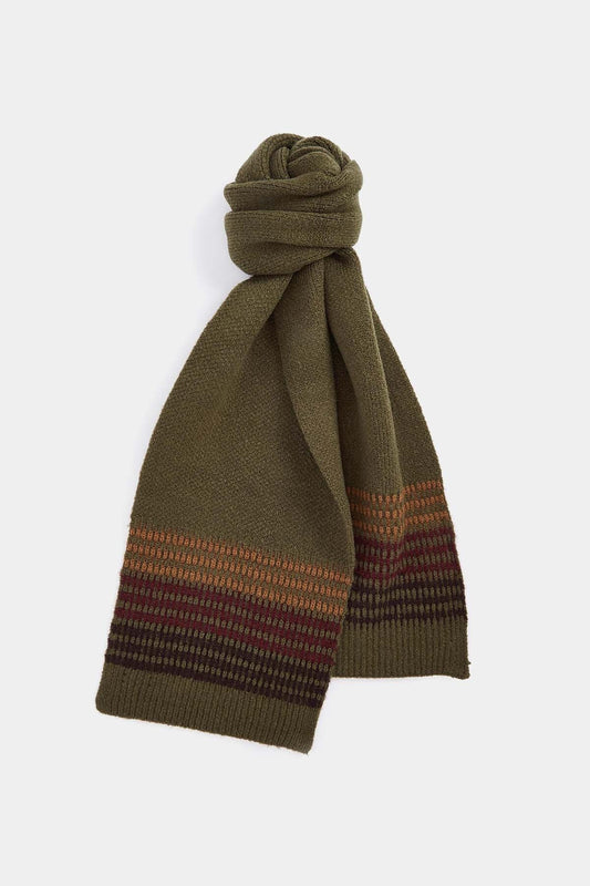 Branton Beanie and Scarf Gift Set - ARMY GREEN