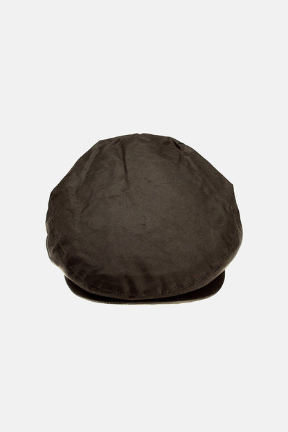 Wax Flat Cap - OLIVE