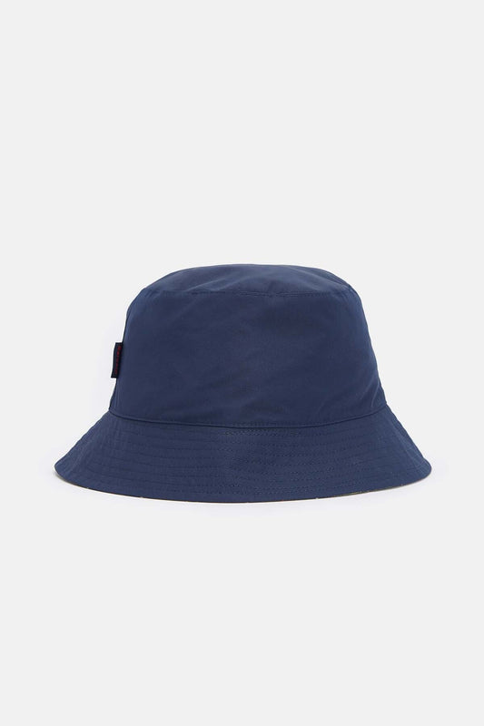 Hutton Reversible Bucket Hat - NAVY/CLASSIC