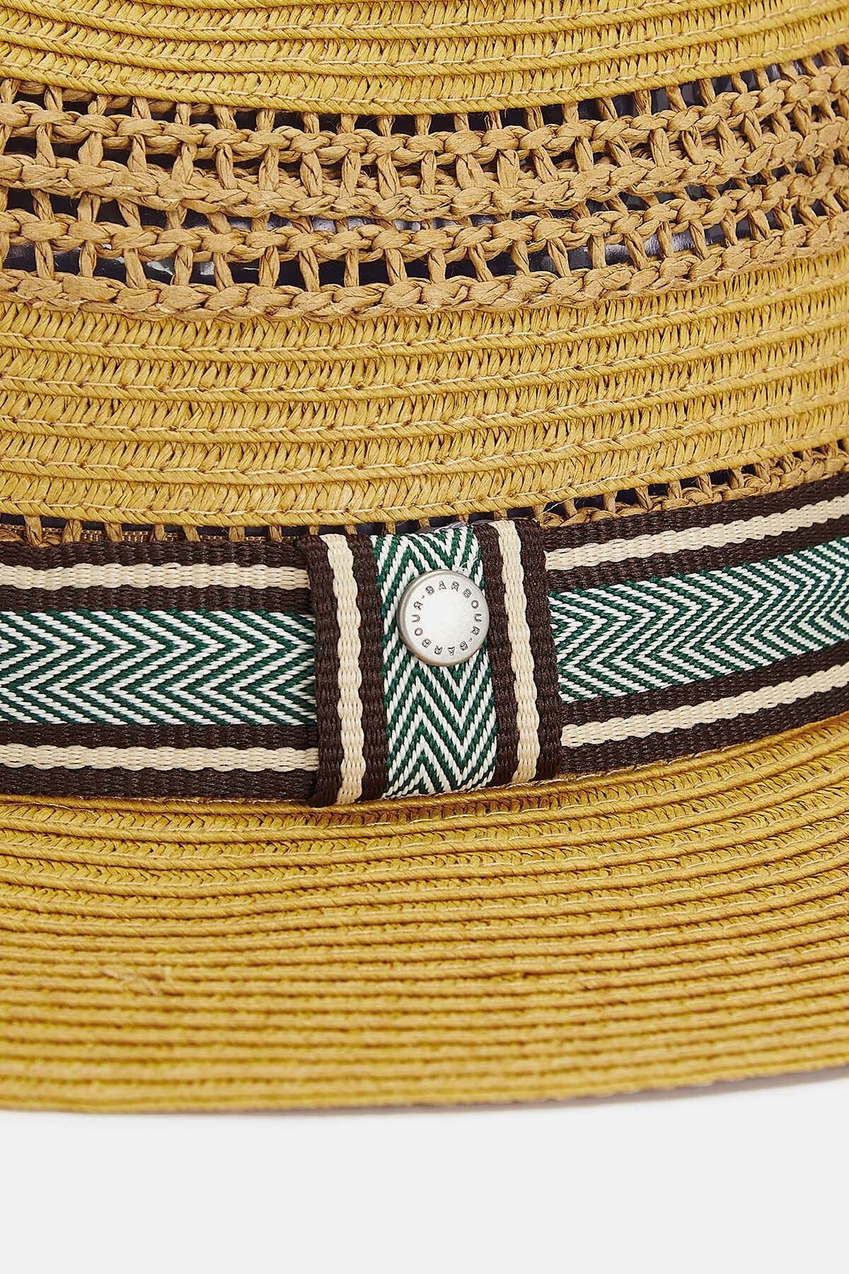 Haydon Fedora Hat - TAN/GREEN