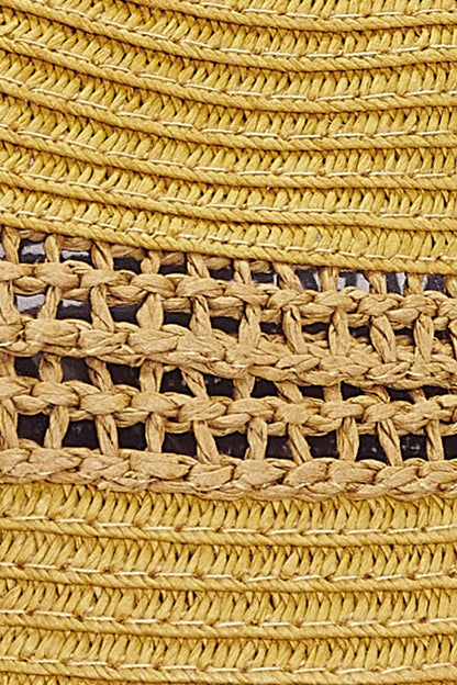 Haydon Fedora Hat - TAN/GREEN