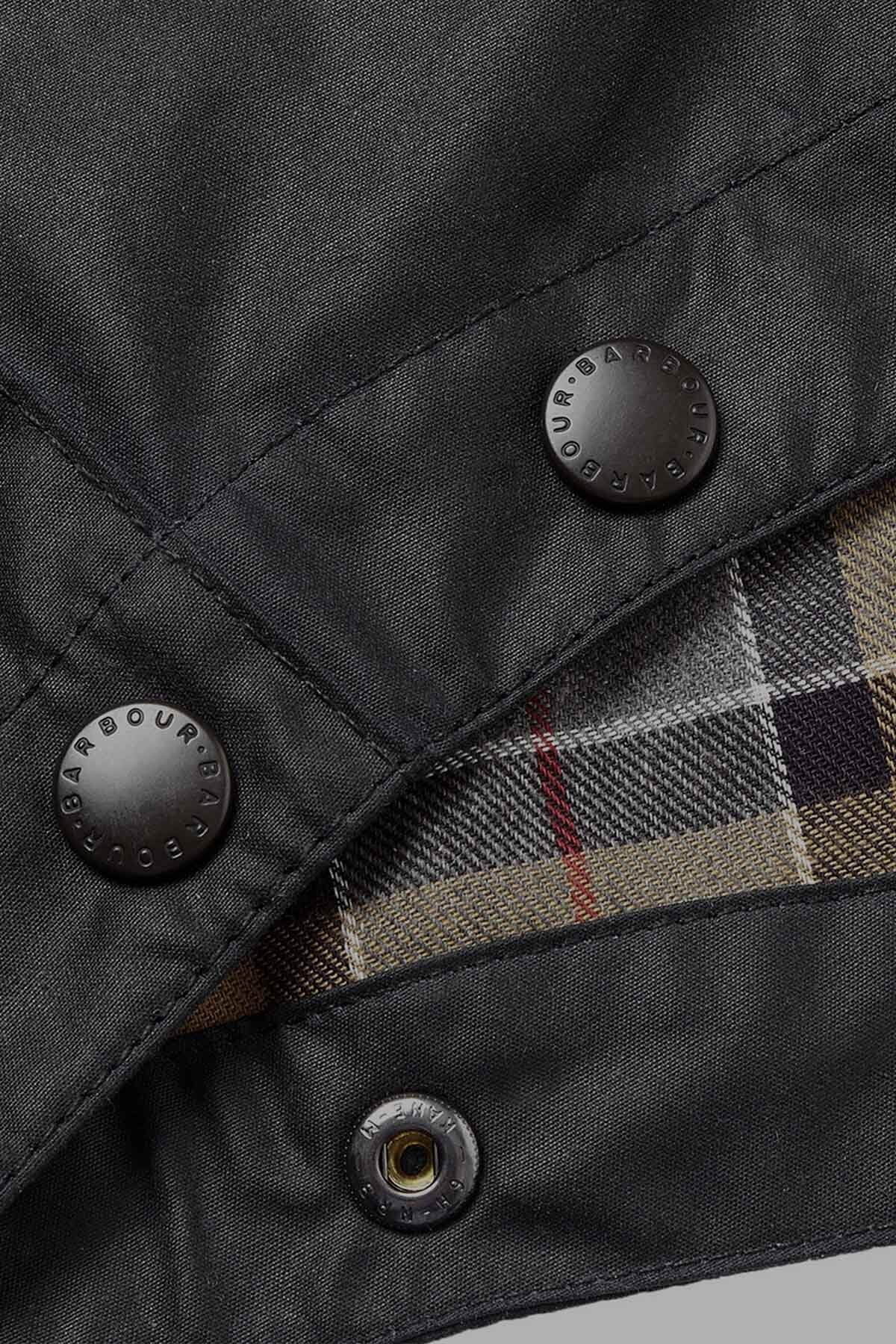 Waxed Cotton Hood - SAGE