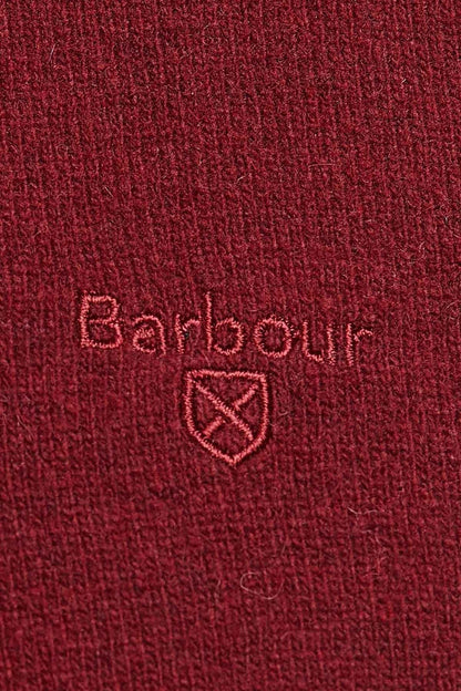 Crew Neck Wool Sweater - RUBY