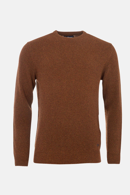 Crew Neck Wool Sweater - BRACKEN