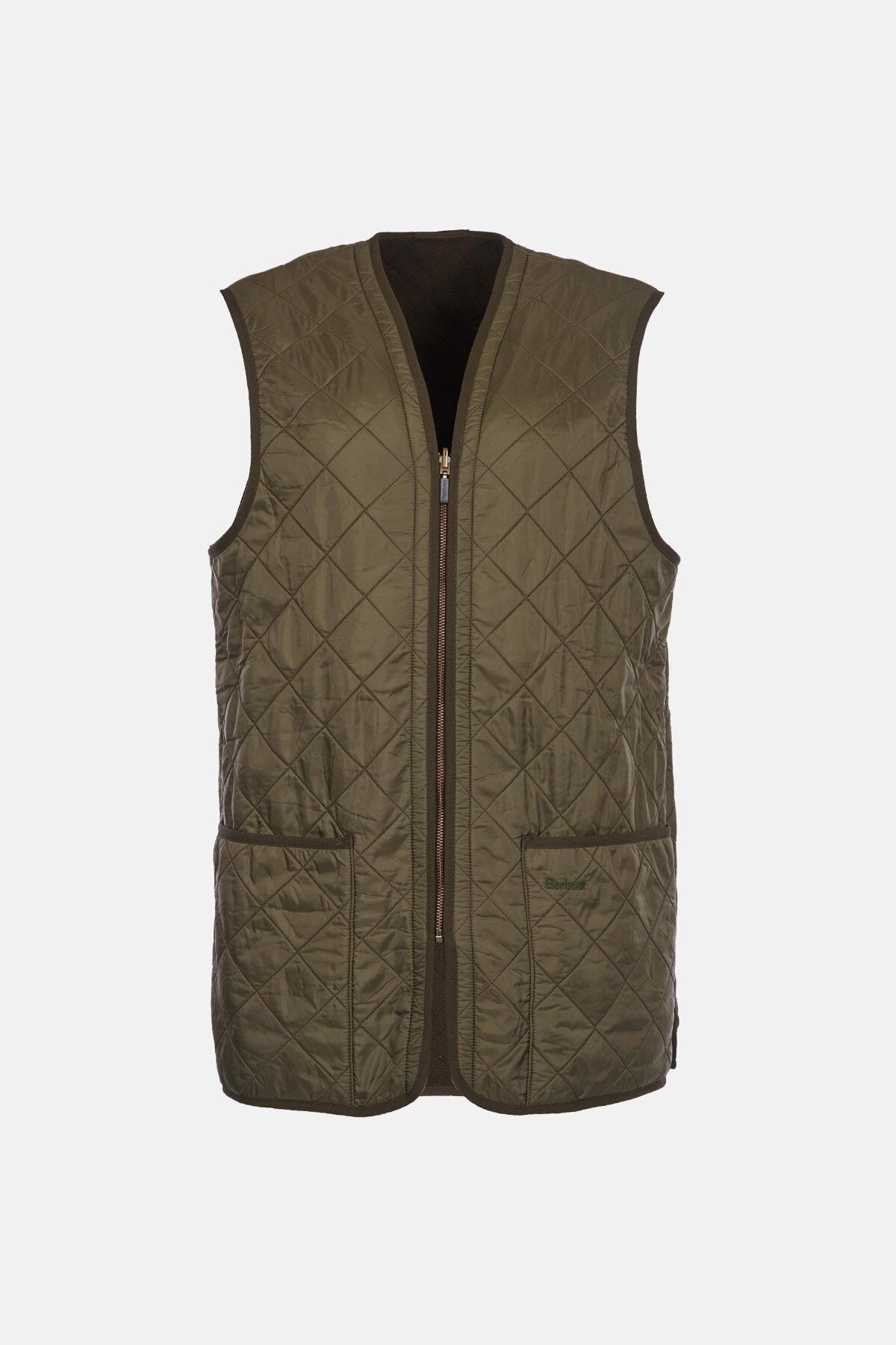 Polarquilt Waistcoat/Zip-In Liner - OLIVE