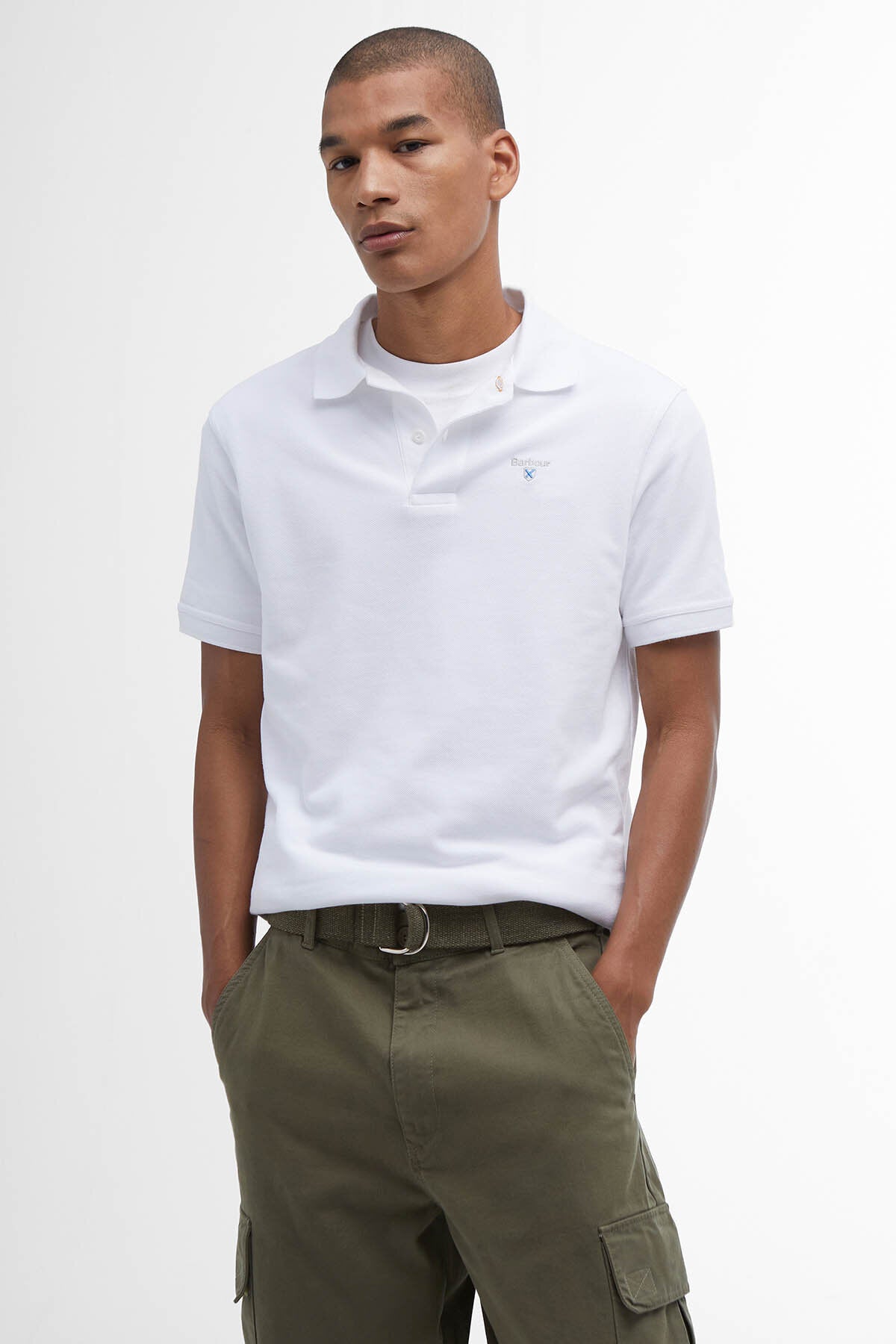 Sports Polo Shirt - WHITE