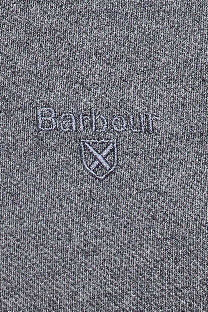 Essential Long-Sleeve Polo Shirt - SLATE MARL