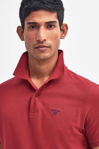 Lightweight Sports Polo Shirt - BIKING RED
