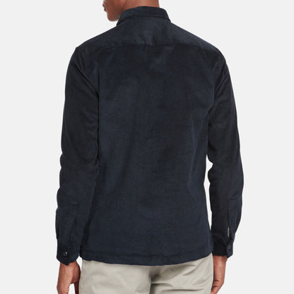 Cord Overshirt - NAVY