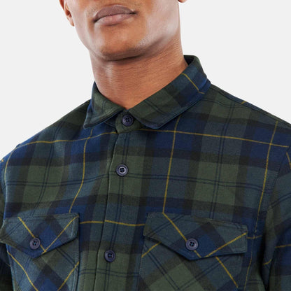 Cannich Overshirt - OLIVE NIGHT TARTAN