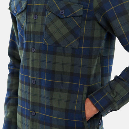 Cannich Overshirt - OLIVE NIGHT TARTAN