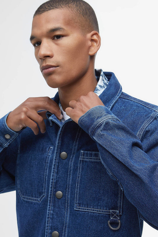 Denim Grindle Overshirt - INDIGO