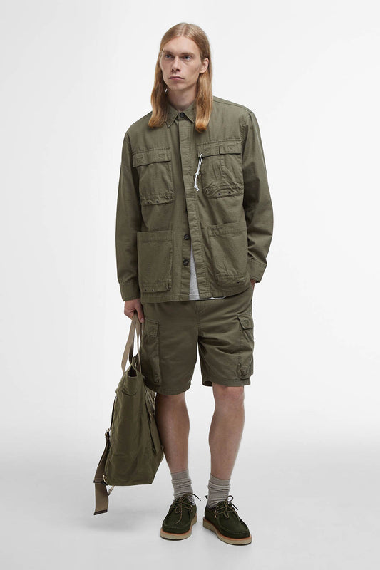 Westmorland Ripstop Overshirt - BURNT OLIVE