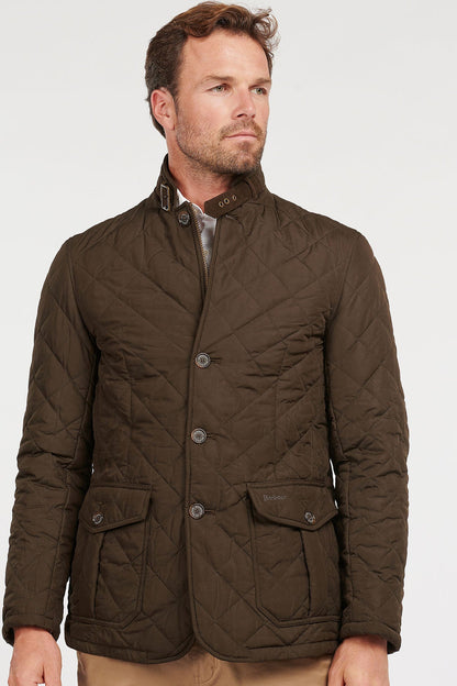 Quilted Lutz Jacket - OLIVE