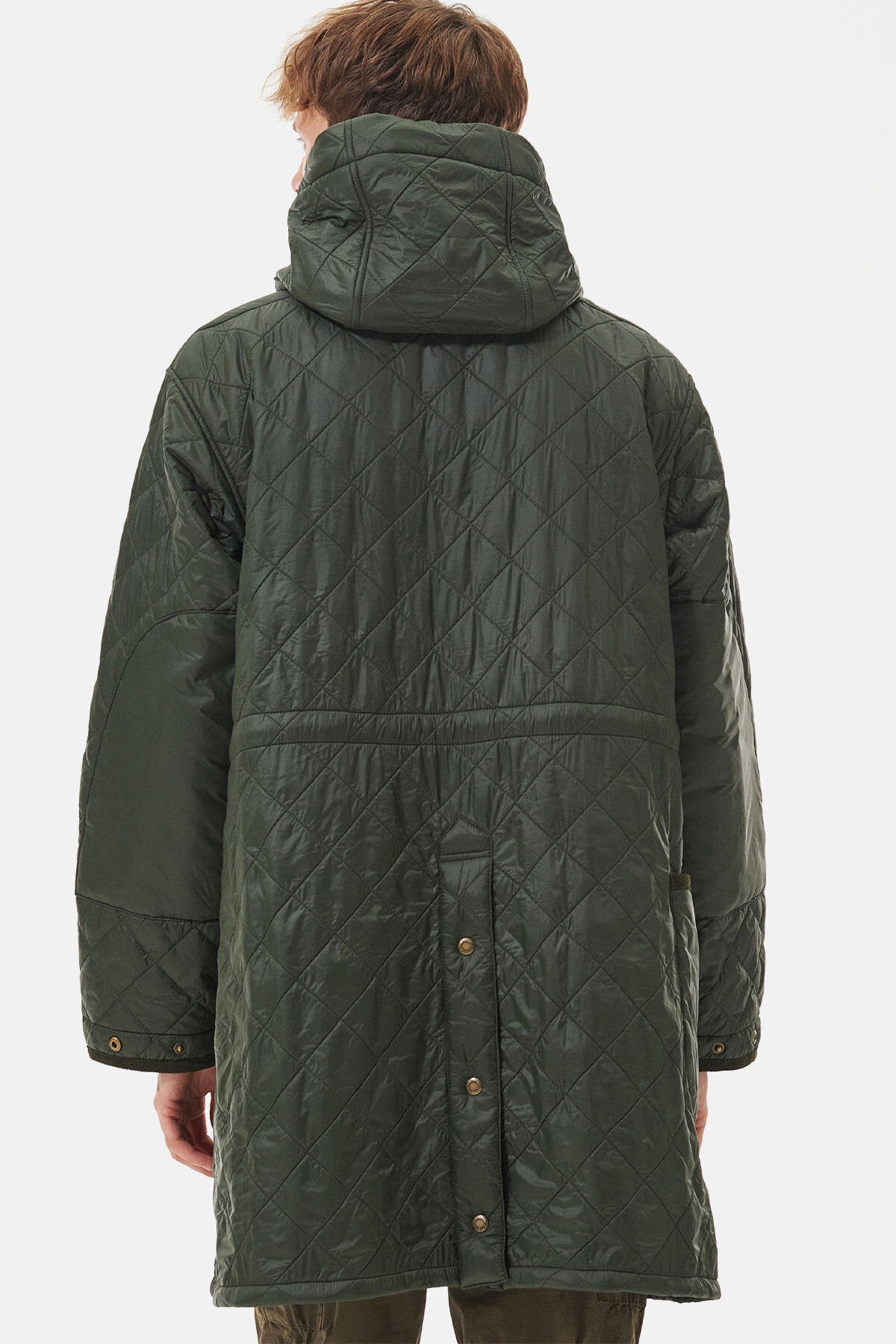 Overnight Polar Quilted Parka Jacket - OLIVE
