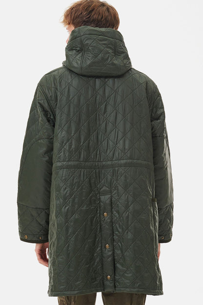 Overnight Polar Quilted Parka Jacket - OLIVE