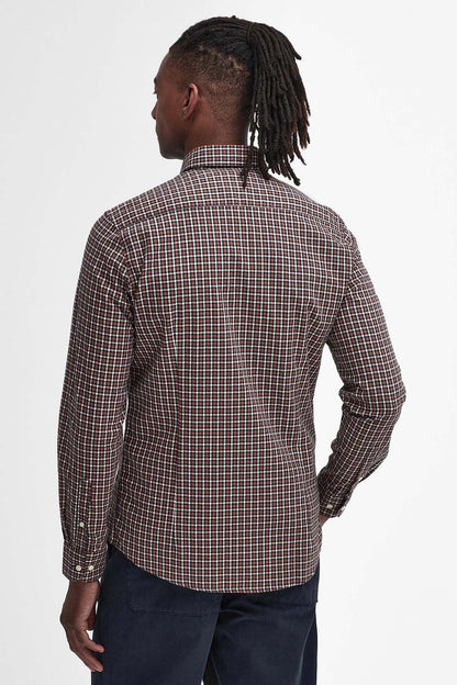 Padshaw Tailored Gingham Shirt - NAVY