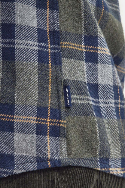 Snowcap Tailored Long-Sleeved Shirt - OLIVE MARL