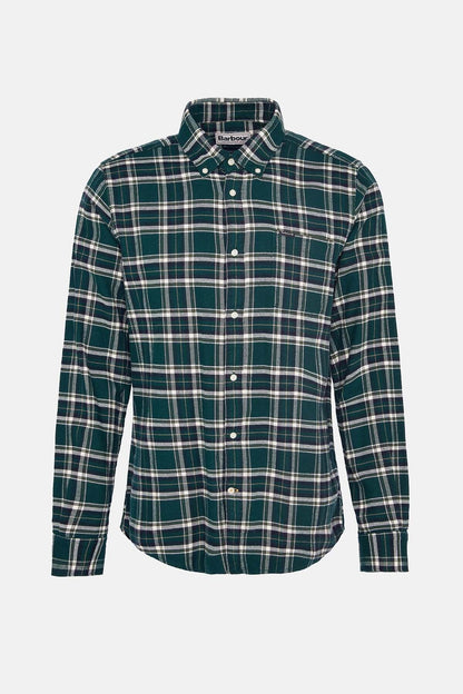 Drumhill Tailored Long Sleeved Shirt - EVERGREEN