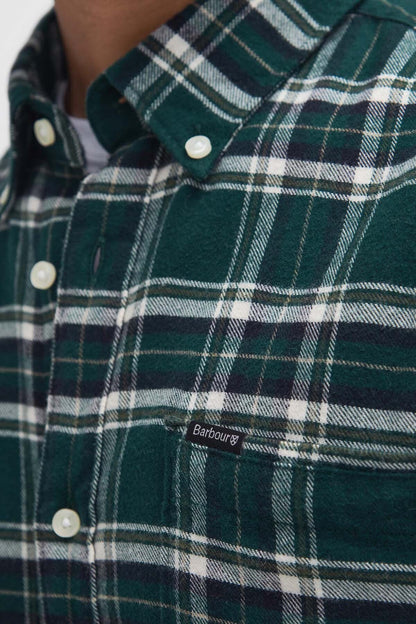 Drumhill Tailored Long Sleeved Shirt - EVERGREEN