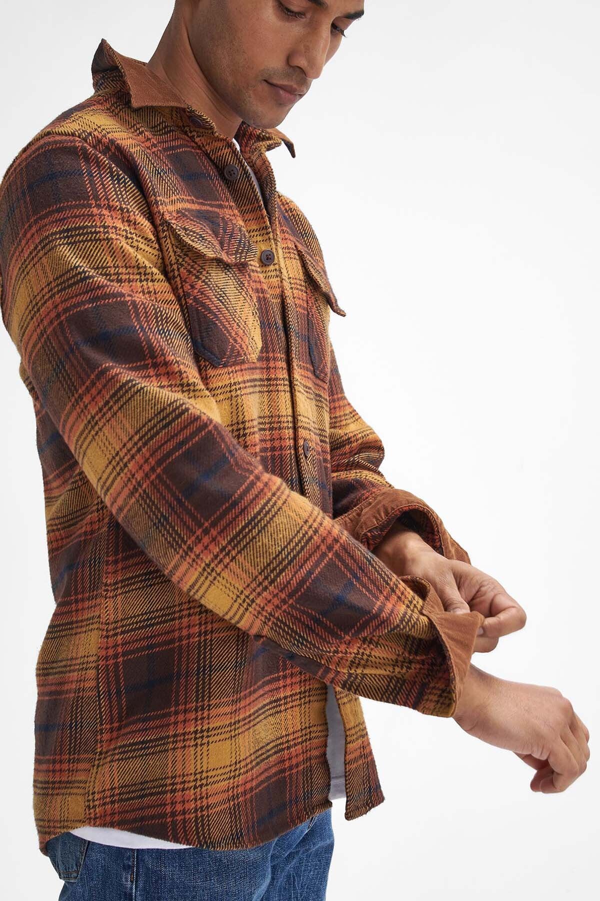 Nevis Tailored Long Sleeved - BROWN