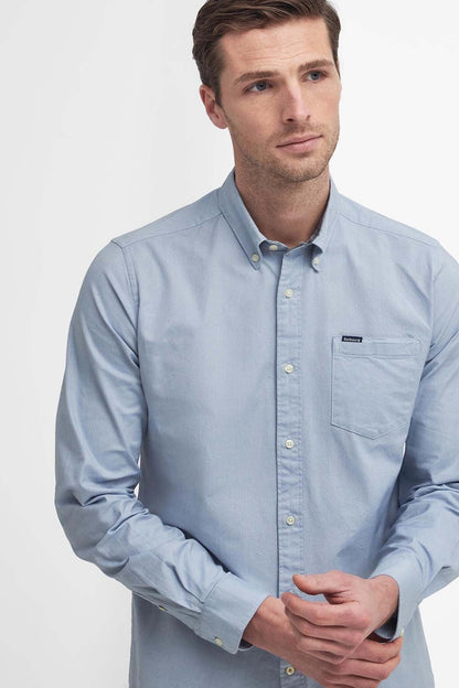 Marsden Tailored Long-Sleeved Shirt - COOL BLUE