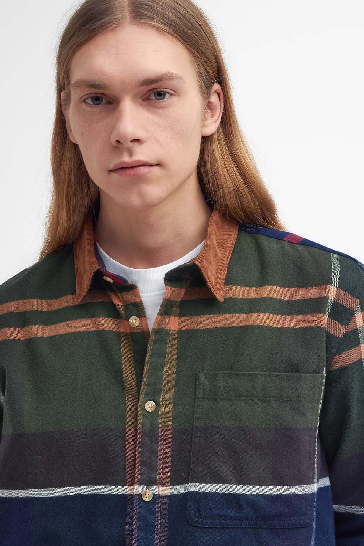 Bushlane Oversized Long-Sleeved Tartan Shirt - CLASSIC TARTAN