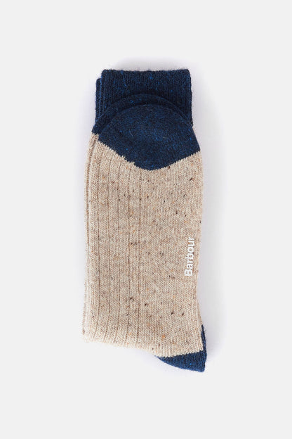 Cotton socks - STONE/NAVY