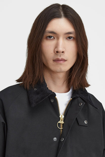 Classic Bedale Showerproof Jacket - BLACK